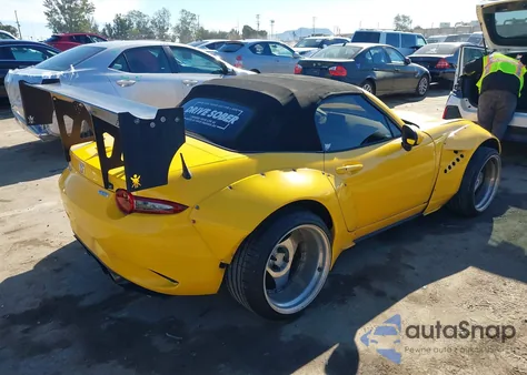 2016 Mazda Mx-5 Miata Grand Touring z USA, uszkodzony, nr VIN JM1NDAD72G0116673